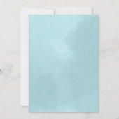 海の動物の海男の子のシャワー 招待状 (裏面)