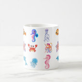 海の動物 コーヒーマグカップ (中央)