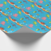 海の包装紙の下 ラッピングペーパー (角)