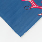 海の友だちと一緒の美しい人魚 フリースブランケット (角)