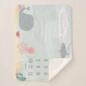 海の友の里子の下で シェルパブランケット (正面)