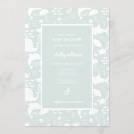 海の友人のパターンの下で 招待状