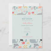 海の友達模様の下で 招待状 (正面)