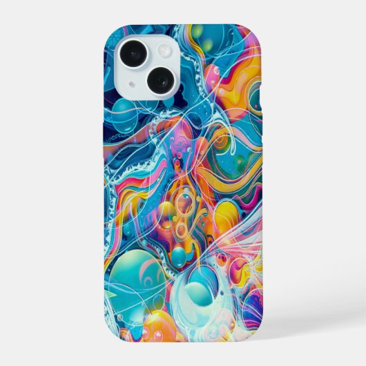 海の反射 iPhone 15ケース (裏面)