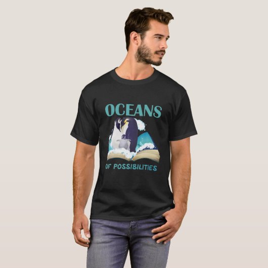 海の可能性の海獣ペンギン夏 Tシャツ (正面フル)
