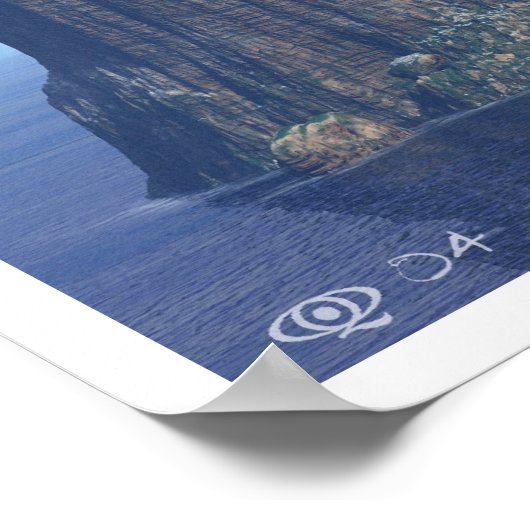 海の向こうに ポスター (角)