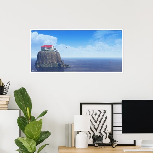 海の向こうに ポスター (ホームオフィス)