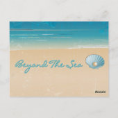 海の向こうのビーチサンキューカード ポストカード (裏面)