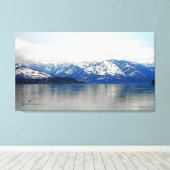 海の向こうの山々 キャンバスプリント (インサイチュ (ウッドフロア))