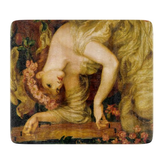 海の呪文（Dante Gabriel Rossetti著） カッティングボード (正面)