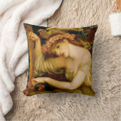 海の呪文（Dante Gabriel Rossetti著） クッション (ブランケット)