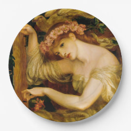 海の呪文（Dante Gabriel Rossetti著） ペーパープレート