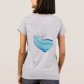 海の唇 Tシャツ (裏面)