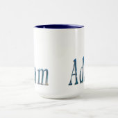 「海の囁き：名前はアダム マグカップ (中央)