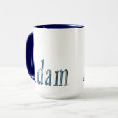 「海の囁き：名前はアダム マグカップ (正面左)