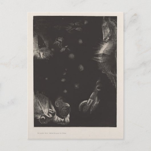 海の国々のオディロン・レドン住民 ポストカード (正面)