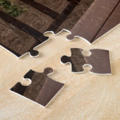 海の地中海の夕日 ジグソーパズル (側面)