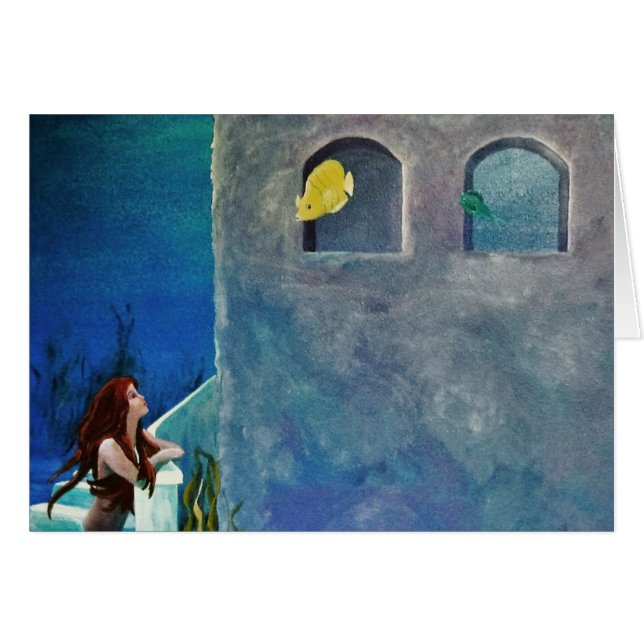 海の城で人魚と人魚 (正面横)