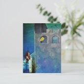 海の城で人魚と人魚 ポストカード (スタンド正面)