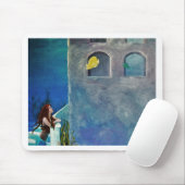 海の城で人魚と人魚 マウスパッド (マウス)