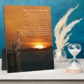 海の墓スピリチュアル詩 フォトプラーク (側面)