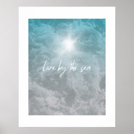 海の壁の芸術による愛 ポスター