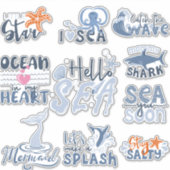 海の夏休み シール (正面)