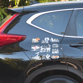 海の夏休み シール