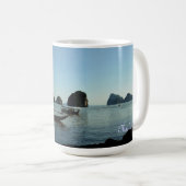 海の夕日旅行 コーヒーマグカップ (正面右)