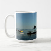 海の夕日旅行 コーヒーマグカップ (左)