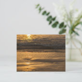 海の夕日 ポストカード (スタンド正面)