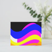 海の夕日 ポストカード (スタンド正面)