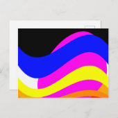 海の夕日 ポストカード (正面/裏面)