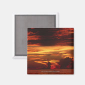 海の夕日 マグネット (正面/裏面)