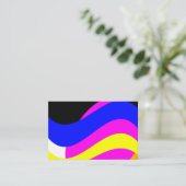 海の夕日 名刺 (スタンド正面)