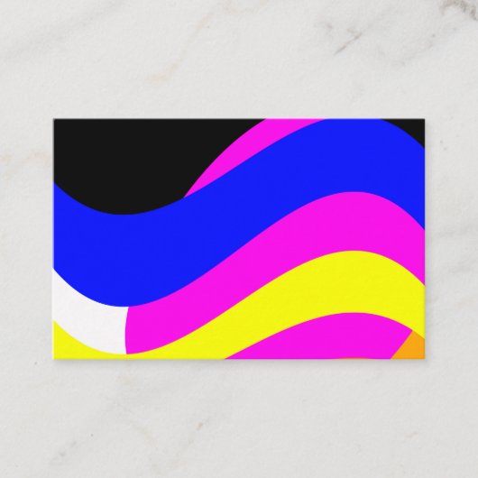 海の夕日 名刺 (正面)