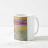 海の夕日(Childe Hasssam) コーヒーマグカップ (正面右)