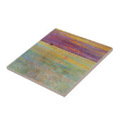 海の夕日(Childe Hasssam) タイル (側面)