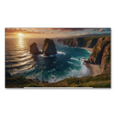 海の夕暮 マグネット名刺 (正面)