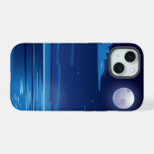 海の夜景 iPhone 15ケース (裏面横)