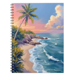 海の夢想 | 海岸 水彩画 海 ノートブック