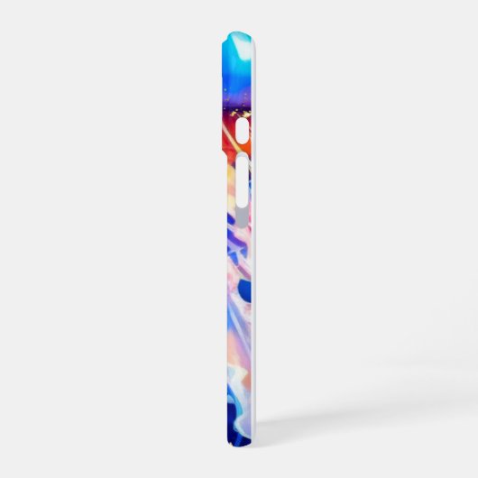 海の夢：クラゲの至福 iPhone 16ケース (左側面)