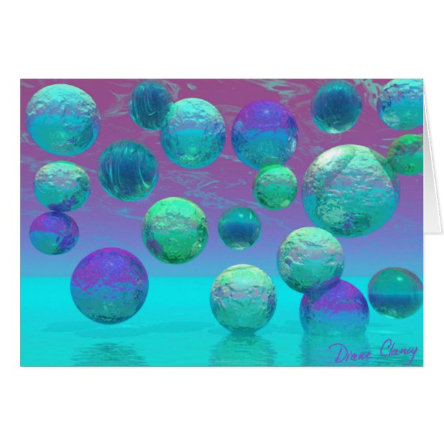 海の夢-水およびすみれ色の海のファンタジー (正面横)