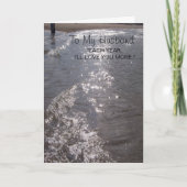 海の夫 パーソナライズされた結婚記念日 カード (正面)