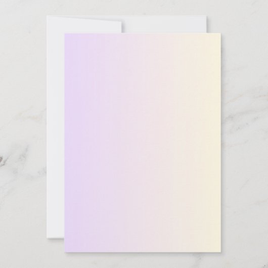 海の女の子の誕生日パーティーの下の魔法の人魚 招待状 (裏面)