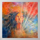 「海の女王」ラディアントスピリットアートポスター ポスター (正面)