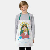 海の女神スター エプロン (着用した状態)