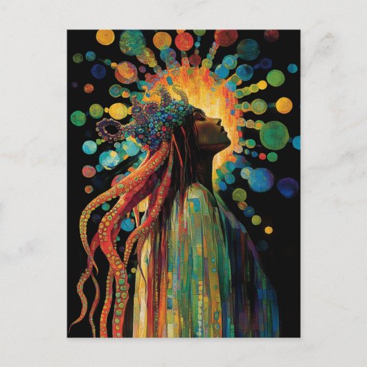 海の女神 ポストカード (正面)