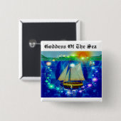 海の女神 缶バッジ (正面&裏面)