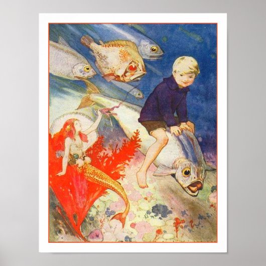 海の妖精への水族訪問 ポスター (正面)